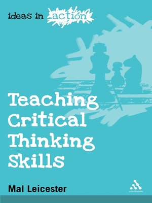 cover image of Teaching Critical Thinking Skills